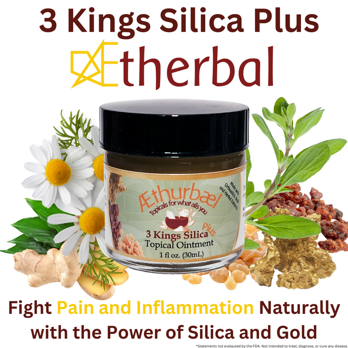 AEtherbal 3 Kings Silica Plus 1 oz jar - 2 Pack