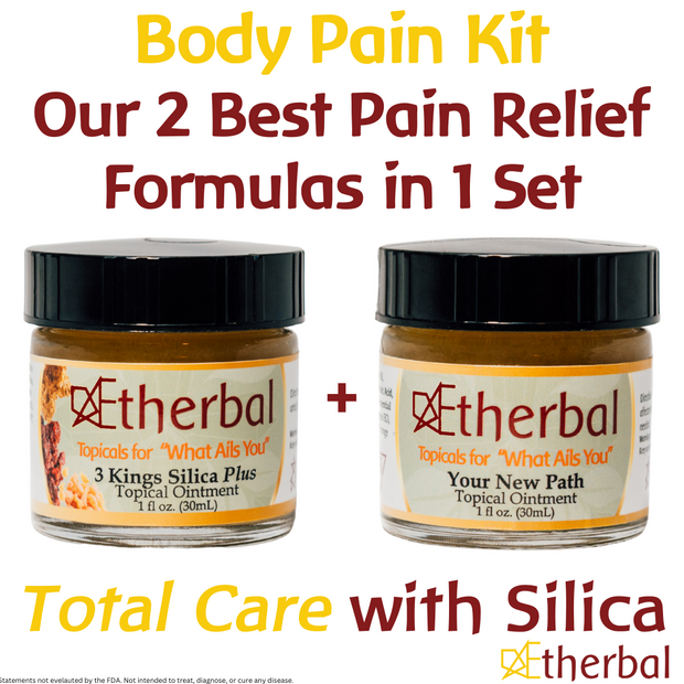 AEtherbal - Relieve Pain Naturally. Repair. Relief. Results. Combo Kit 1 oz jars - 2 pack