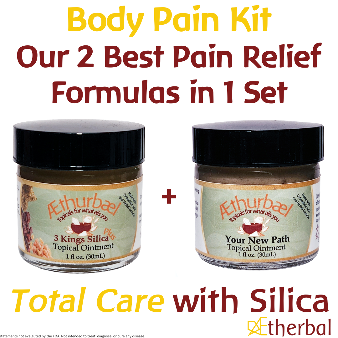 AEtherbal - Relieve Pain Naturally. Repair. Relief. Results. Combo Kit 1 oz jars - 2 pack