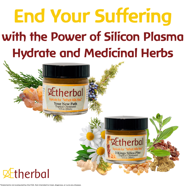 AEtherbal - Relieve Pain Naturally. Repair. Relief. Results. Combo Kit 1 oz jars - 2 pack