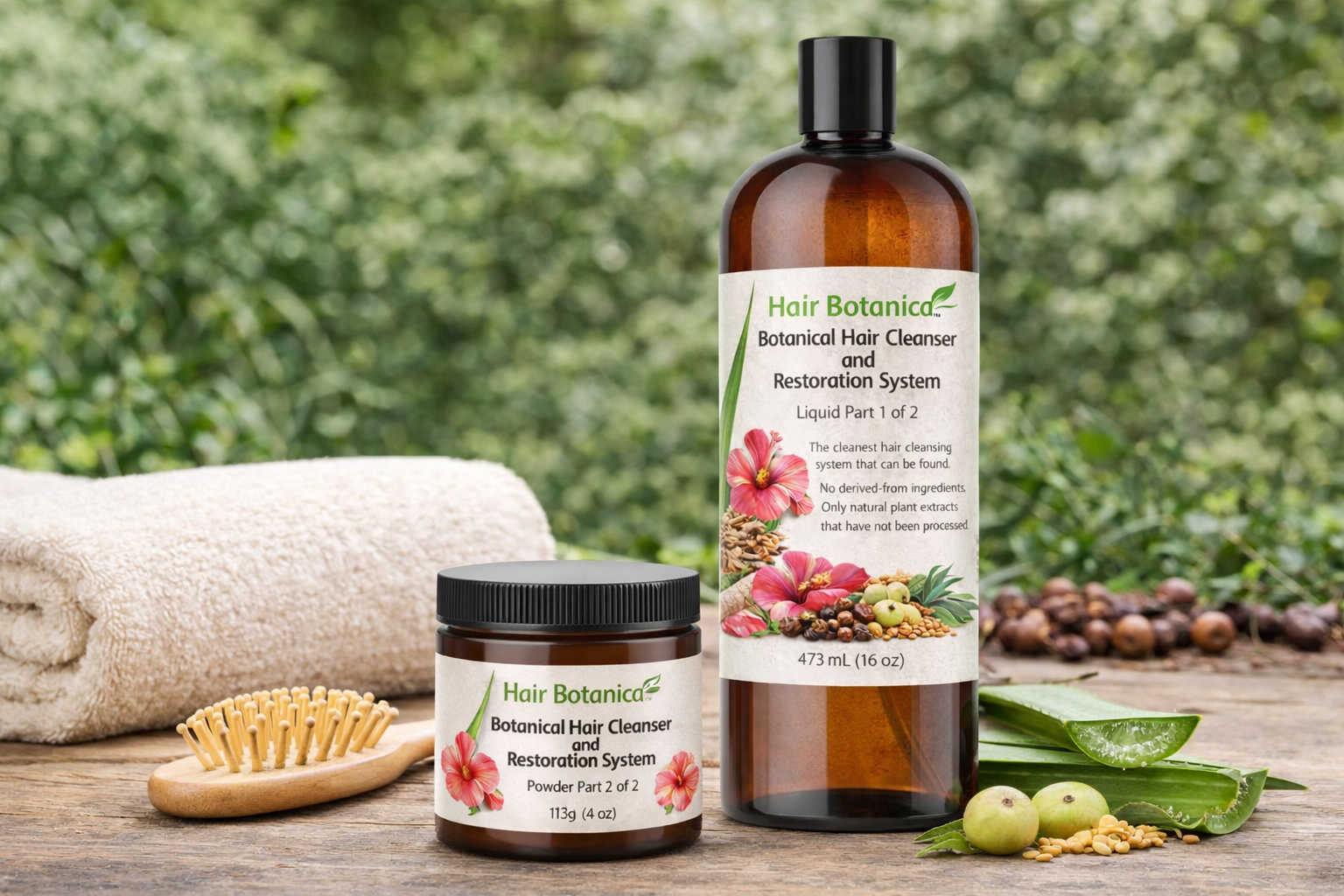 Hair Botanica - Botanical Hair Cleanser & Restoration System