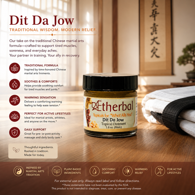 Dit Da Jow - For Bodies that take a beating - Traditional Chinese "Hit" Medicine