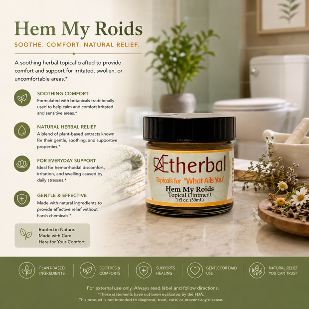 Hem My Roids - Hemorrhoid Relief that Works, Naturally