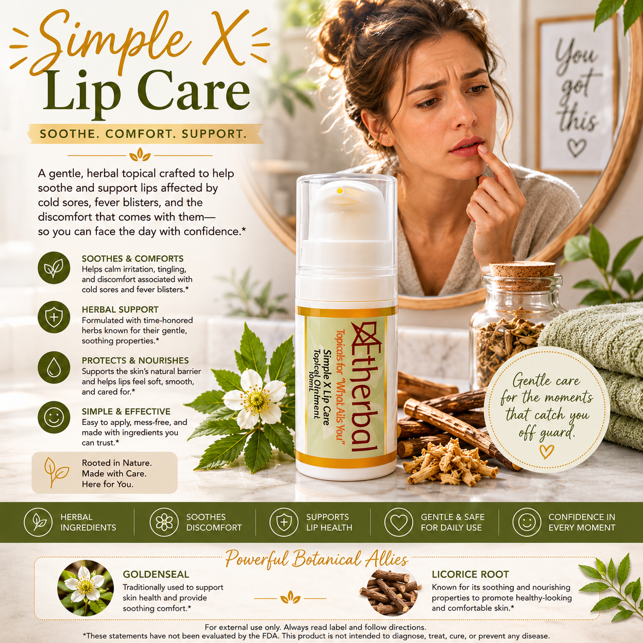 Lip Sore Topical - Simple X Lip Care