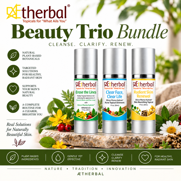 Beauty Renewal Trio - Radiant Skin Renewal, Clear Face Clear Life & Erase the Lines