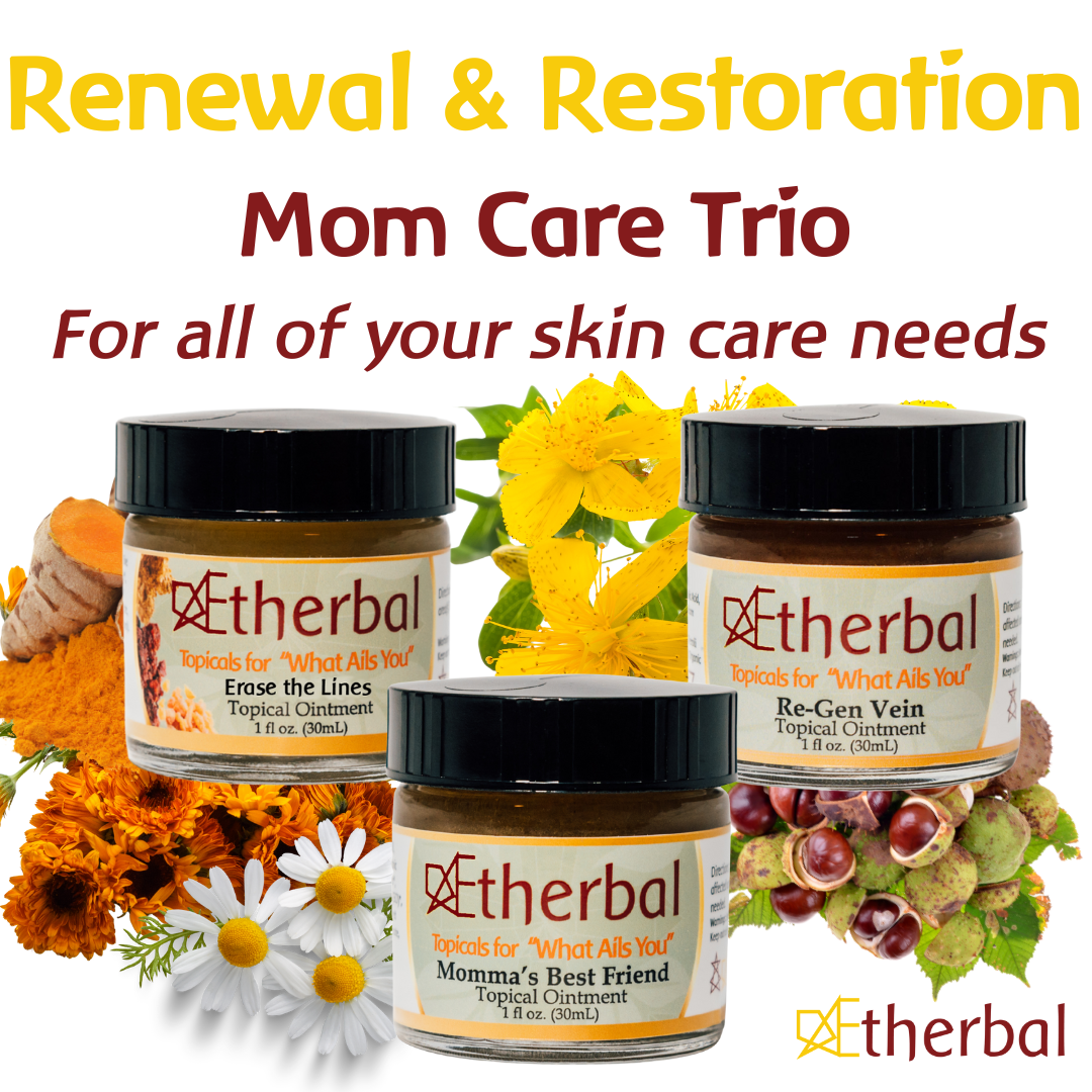 Renewal & Restoration Trio Bundle - Re Gen Vein, Erase the Lines, & Mom's Best Friend