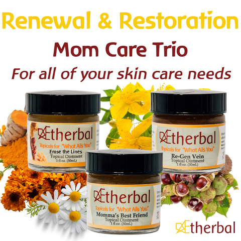 Renewal & Restoration Trio Bundle - Re Gen Vein, Erase the Lines, & Mom's Best Friend