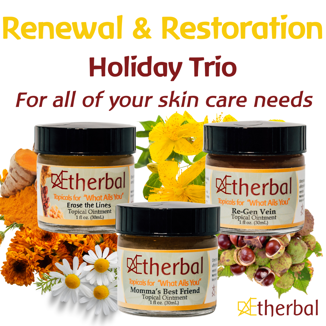 Renewal & Restoration Trio Bundle - Re Gen Vein, Erase the Lines, & Mom's Best Friend